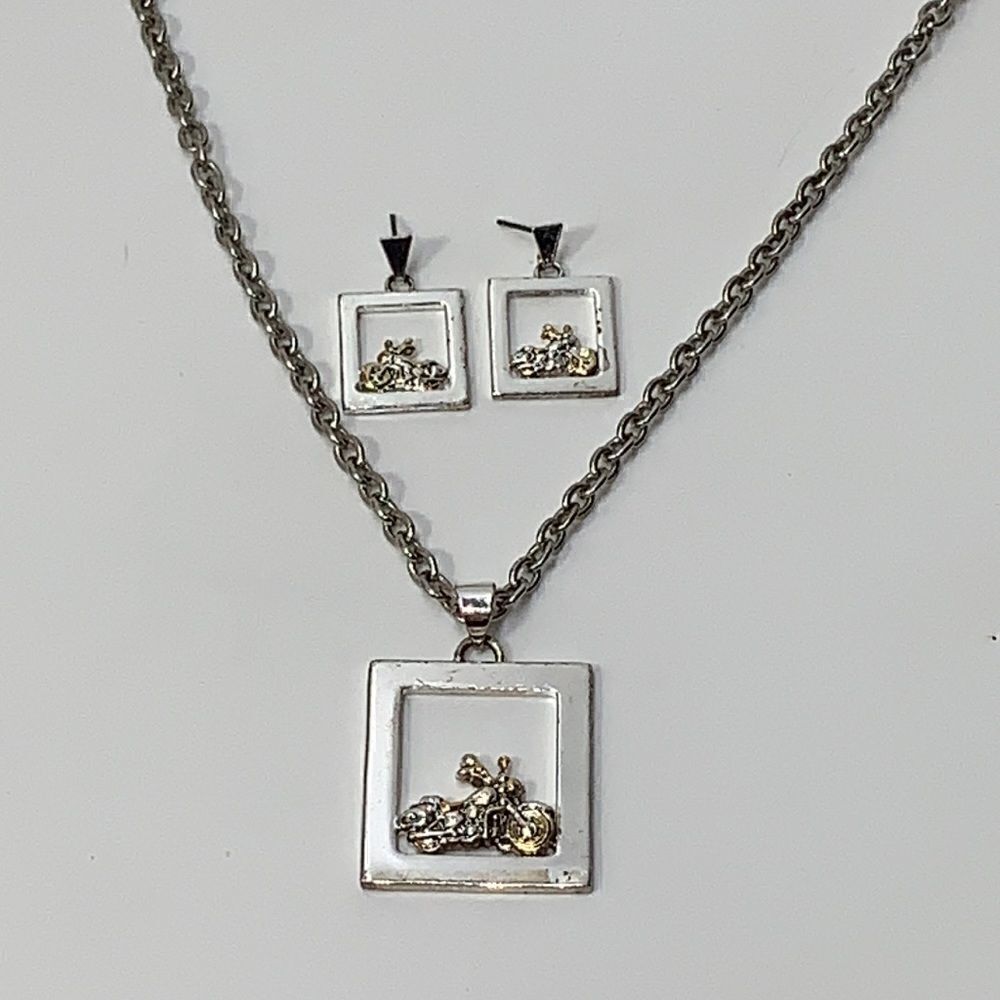 Best Motorcycle Necklace & Earrings